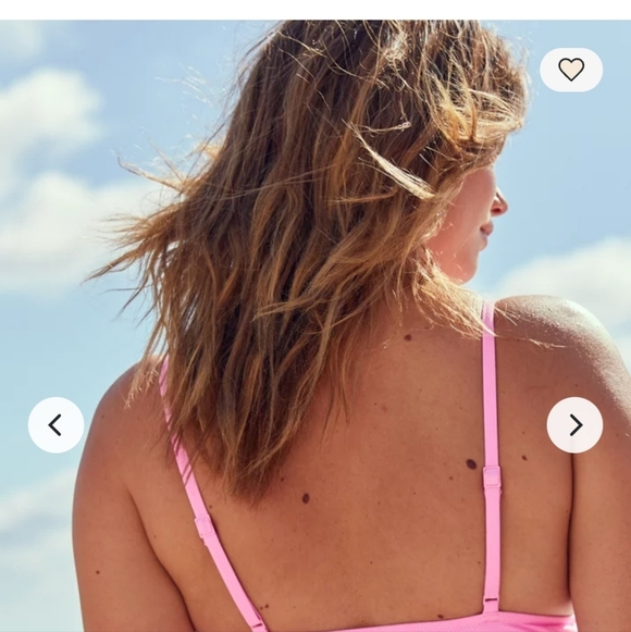 Aerie Longline Bikini Set | Best Buds Pink | XXS Top & Bottom | EUC - Picture 6 of 8